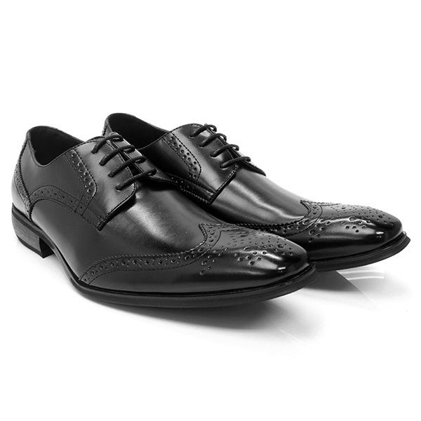 ビジネスシューズ メンズ 革靴 黒 安い 2足 紳士 フォーマル 冠婚葬祭 3E 24.5-28cm...