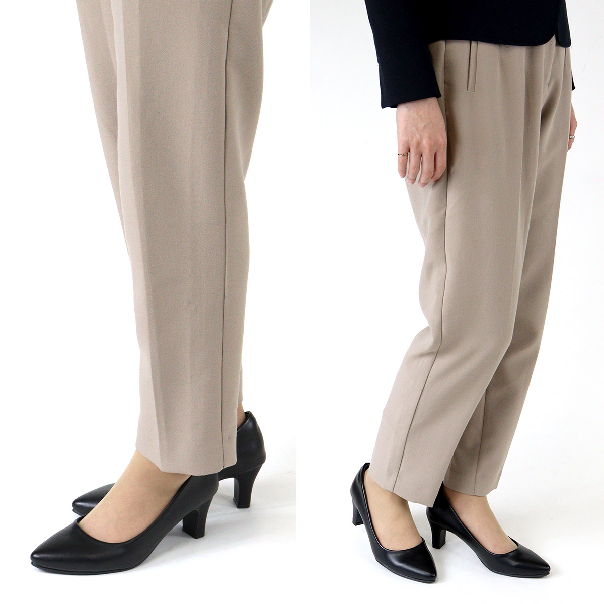 AAA+（サンエープラス） パンプス 黒 オフィス 痛くない ハイヒール