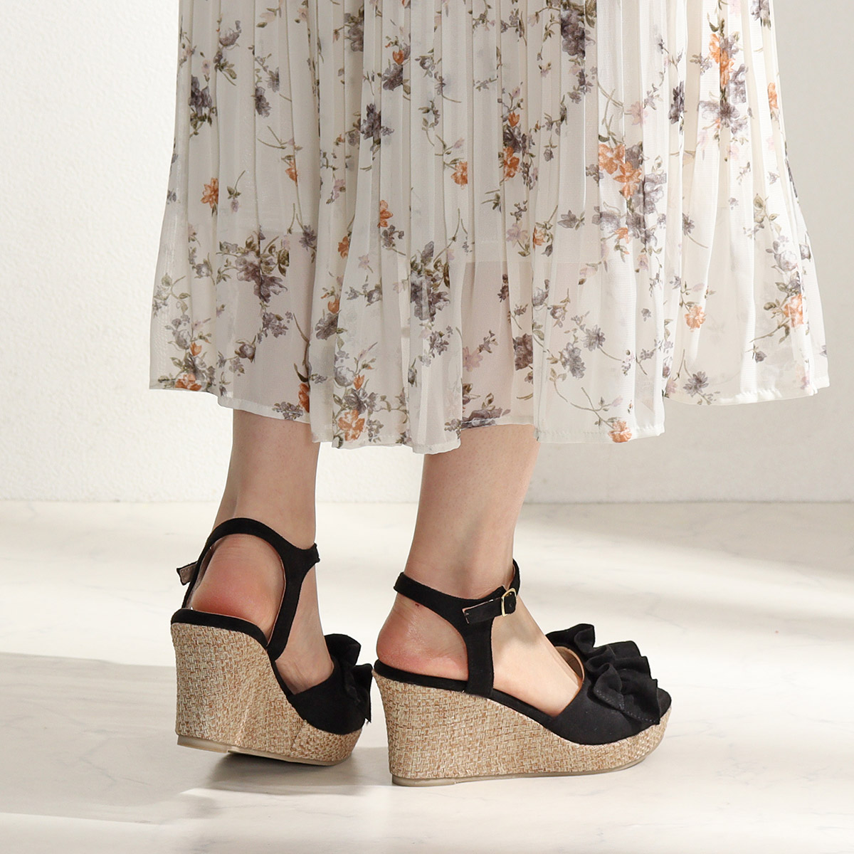 LibertyDoll サンダル レディース 厚底 7.5cm 歩きやすい