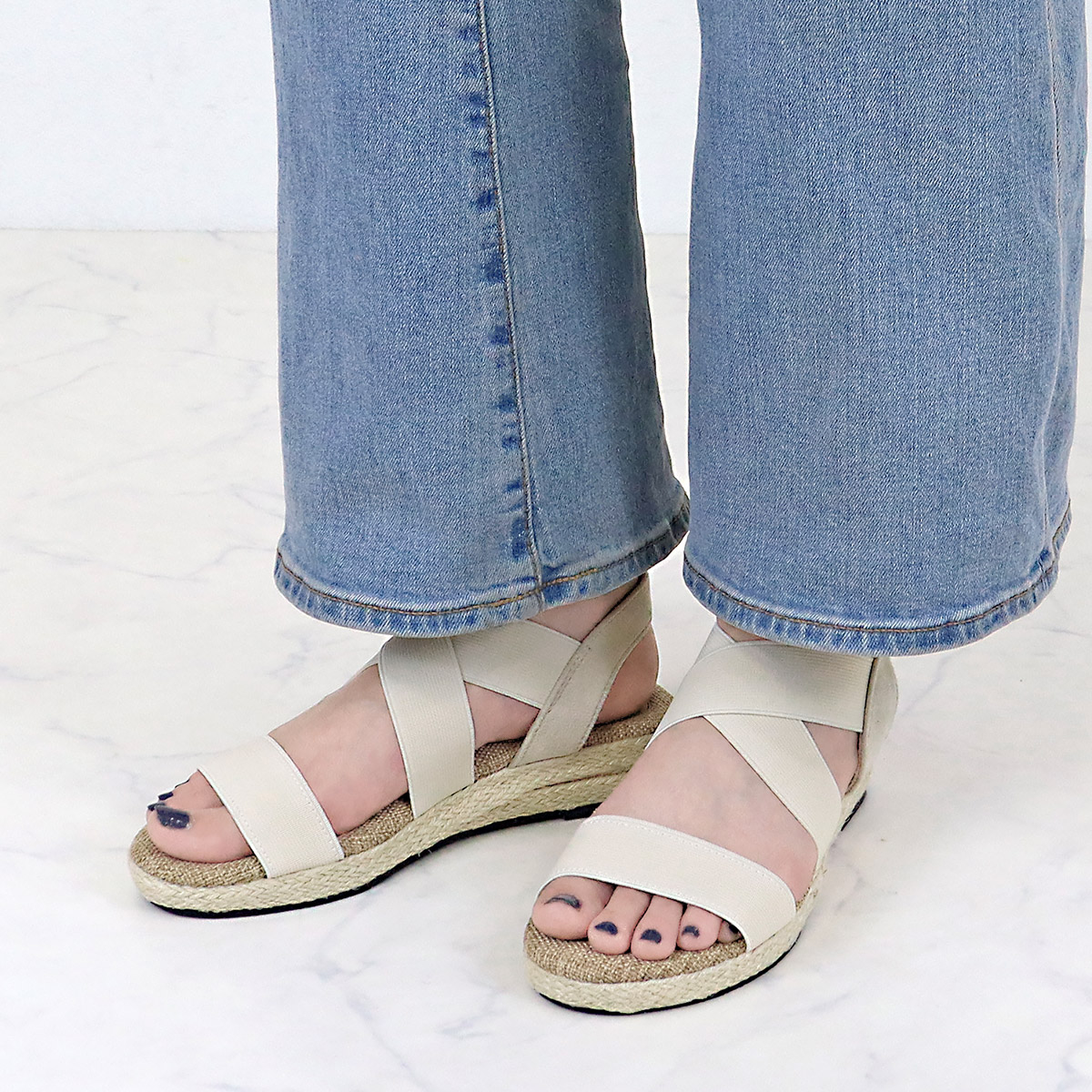 LibertyDoll サンダル レディース 歩きやすい ローヒール 3.5cm