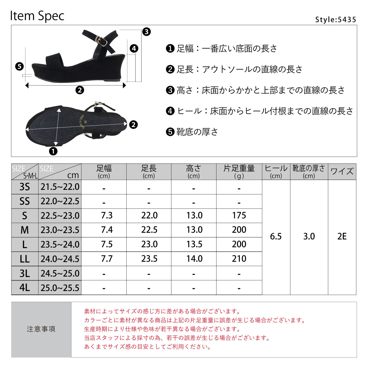 LibertyDoll サンダル レディース 厚底 6.5cmヒール ストラップ