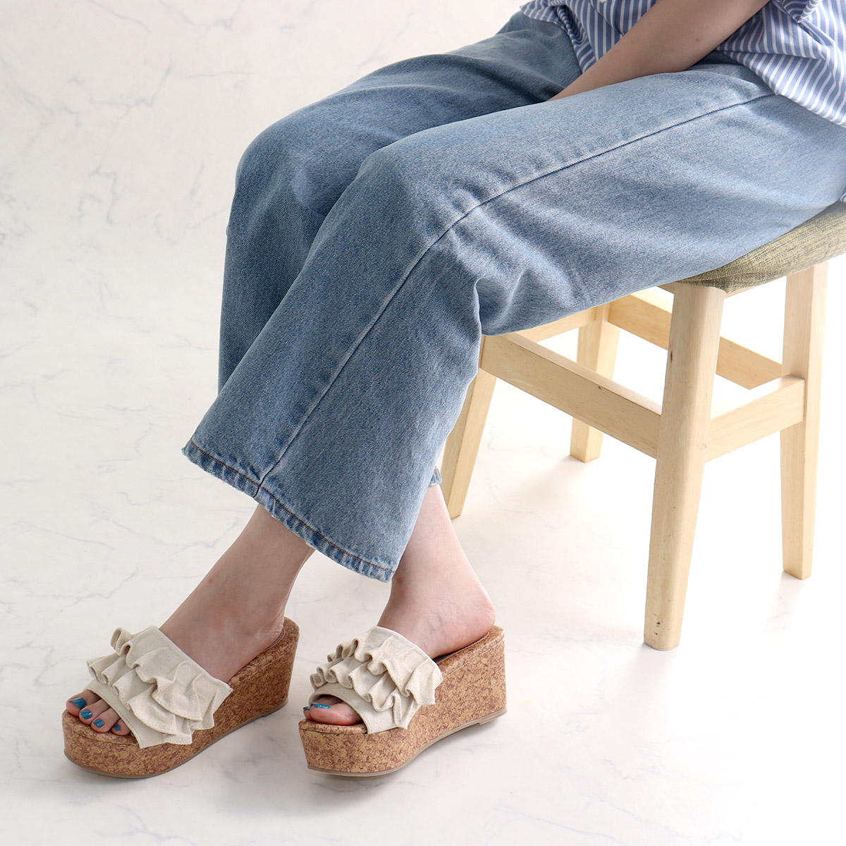 Angelic Pretty　コルク底シューズ　ゴールド　未使用 商品詳細ページ