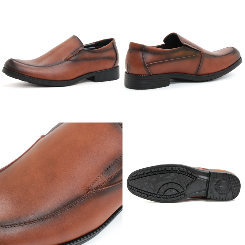 ZINC（ジンク） ビジネスシューズ 本革 メンズ ローファー 撥水 革靴