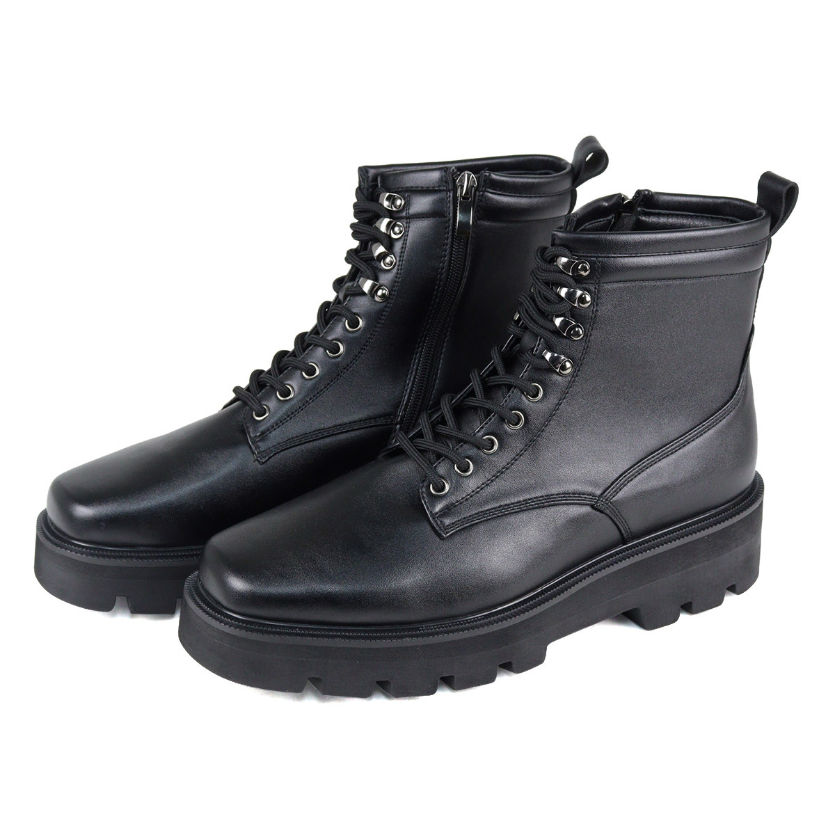 ブーツ ワークブーツ メンズ レースアップ スクエアトゥ 9ホール