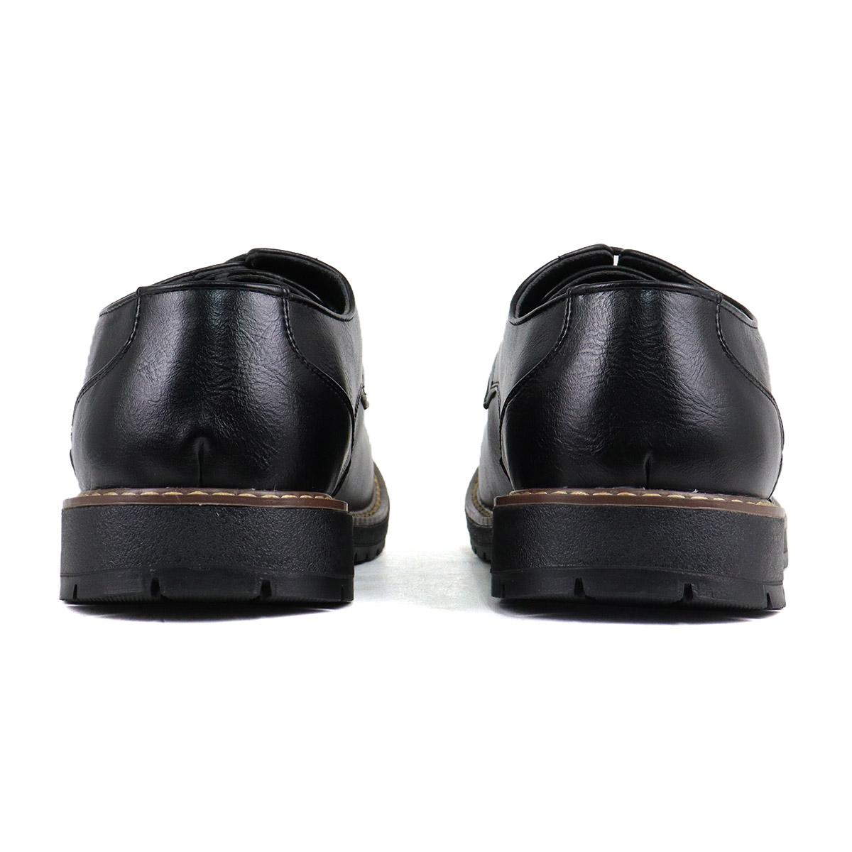 Dedes モカシン メンズ 革靴 Uチップ カジュアル 外羽根 25-27cm