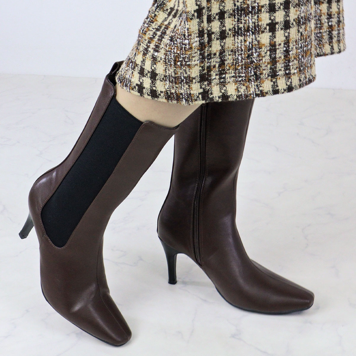 LibertyDoll（リバティードール） ブーツ レディース サイドゴア 黒