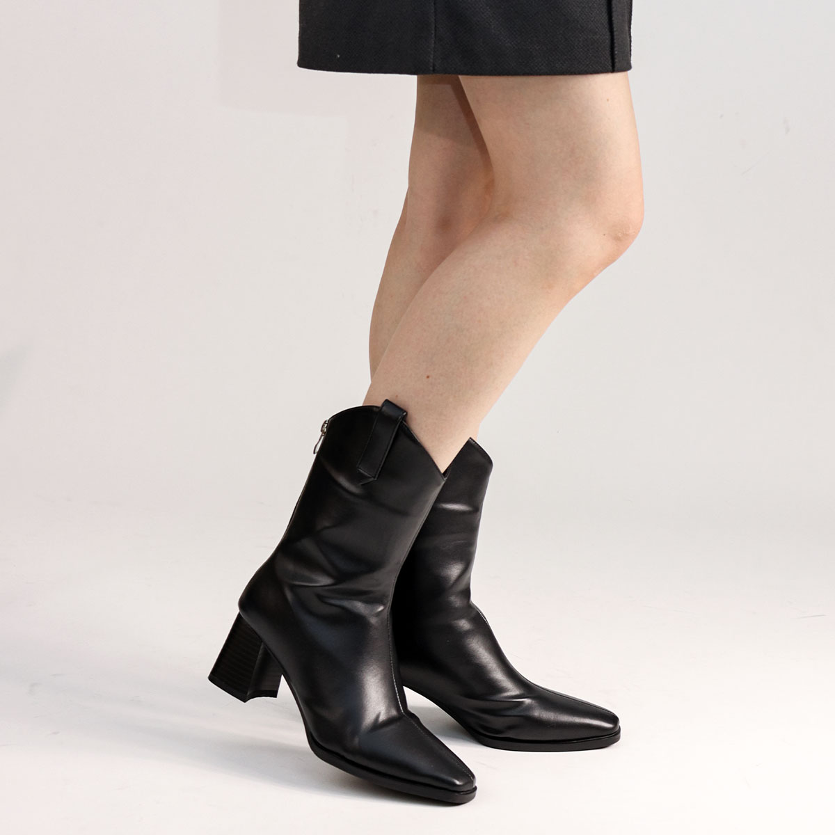 LibertyDoll（リバティードール） ブーツ レディース 黒 ウエスタン