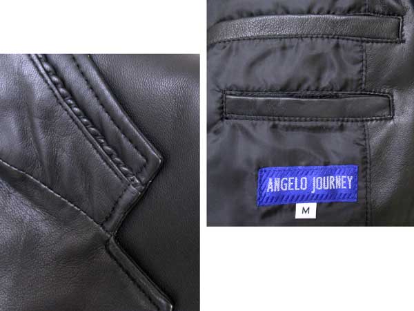 羊革 ジャケット　Mアンジェロ　インセプション　 Amazon | アンジェロ(ANGELO) JOURNEY ジャーニー ブラック イントレ
