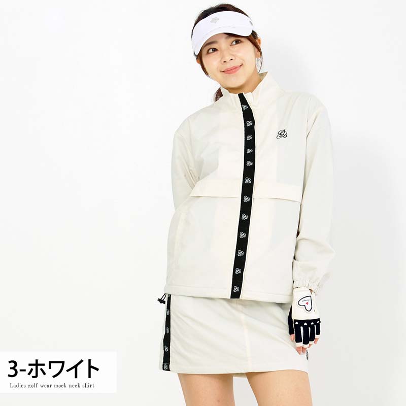 レザレクション　ホワイト上下　レディースゴルフウェア トップイズム TopIsm ゴルフウェア レディース 上下セットアップ gs