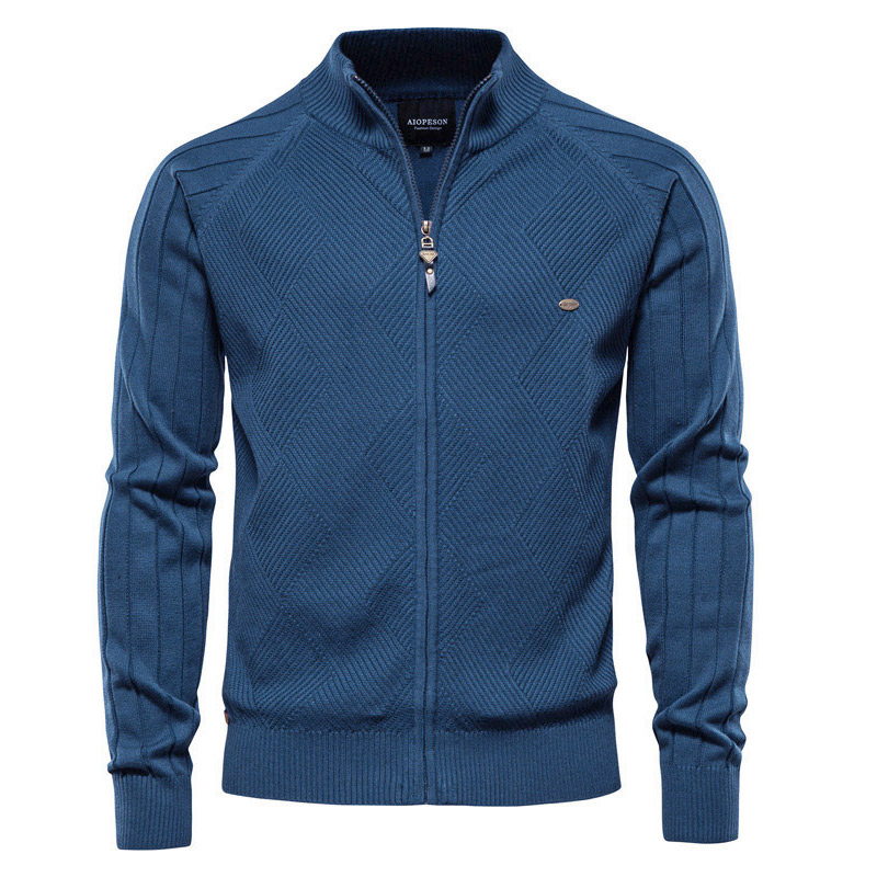 CPG GOLF ジップアップ セーター XL ゴルフウェア メンズ ニット セーター ゴルフ フルジップアップ 長袖