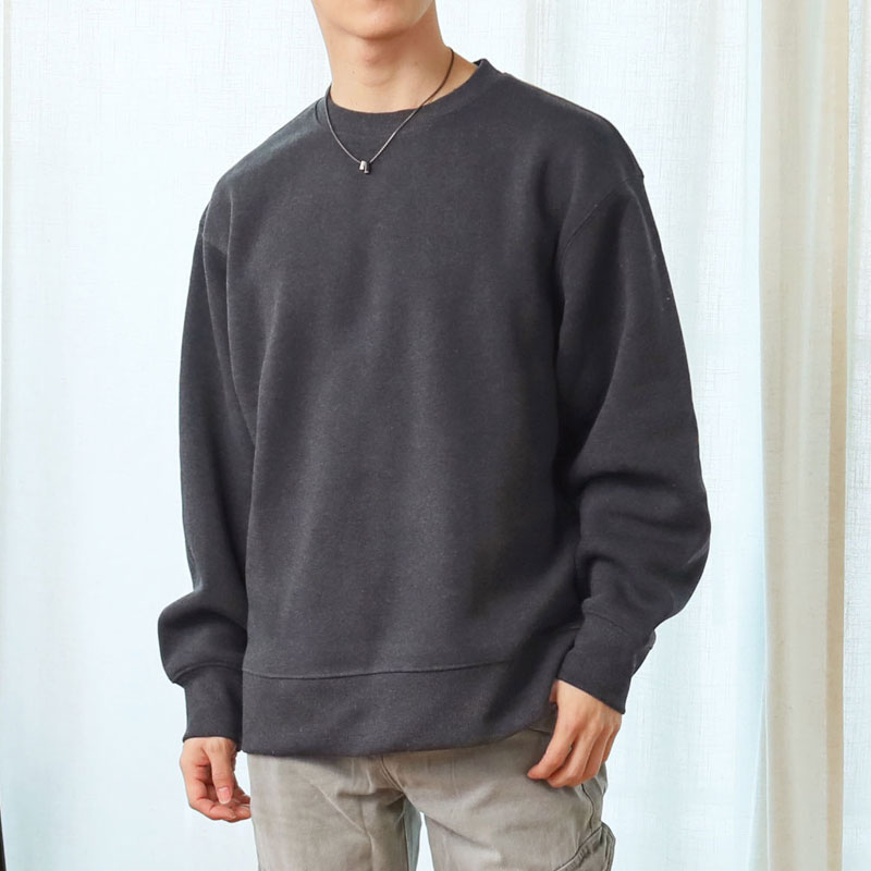 スウェット メンズ ヘビーウェイト トレーナー 裏起毛 無地 クルー