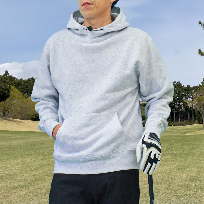 ゴルフウェア メンズ パーカー 裏起毛 スウェット トレーナー トップス
