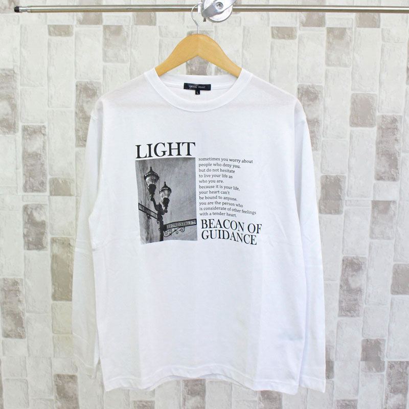 ロンT メンズ ロングTシャツ 長袖Tシャツ クルーネック ティーシャツ アメカジ ミリタリー ロゴプリント カットソー 綿 サイズ M L LL(XL) 3L | ブランド登録なし | 10