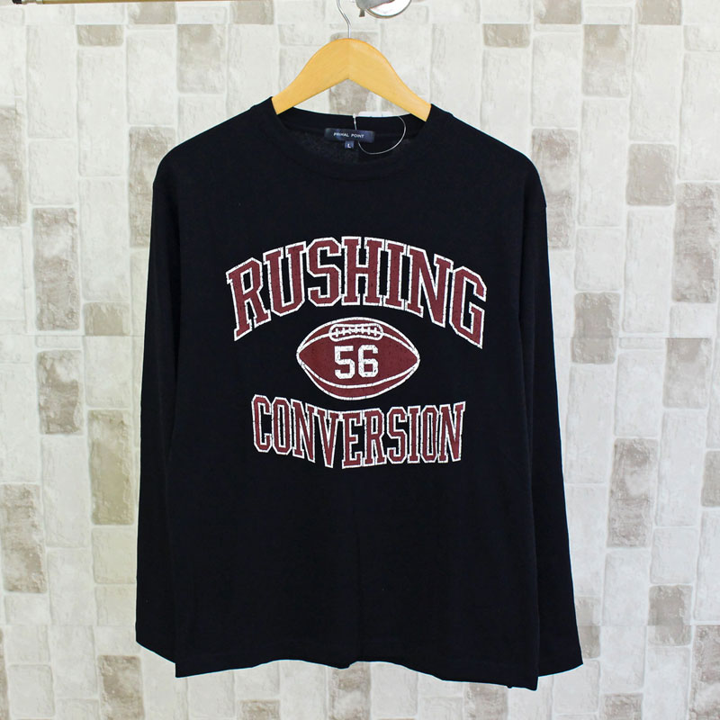 ロンT メンズ ロングTシャツ 長袖Tシャツ クルーネック ティーシャツ アメカジ ミリタリー ロゴプリント カットソー 綿 サイズ M L LL(XL) 3L | ブランド登録なし | 06