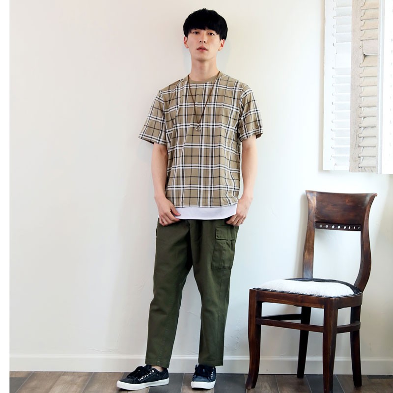 Tシャツ メンズ 2点セット カットソー 半袖 フェイクレイヤード
