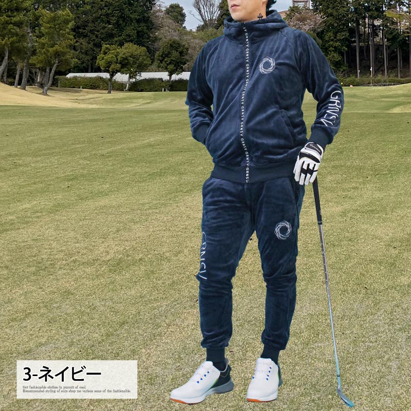 メンズゴルフウェア セットアップ（色：ベージュ系）のおすすめ人気