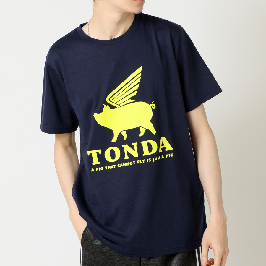 パロディ 半袖Tシャツ メンズ プリントTシャツ バラエティ エース