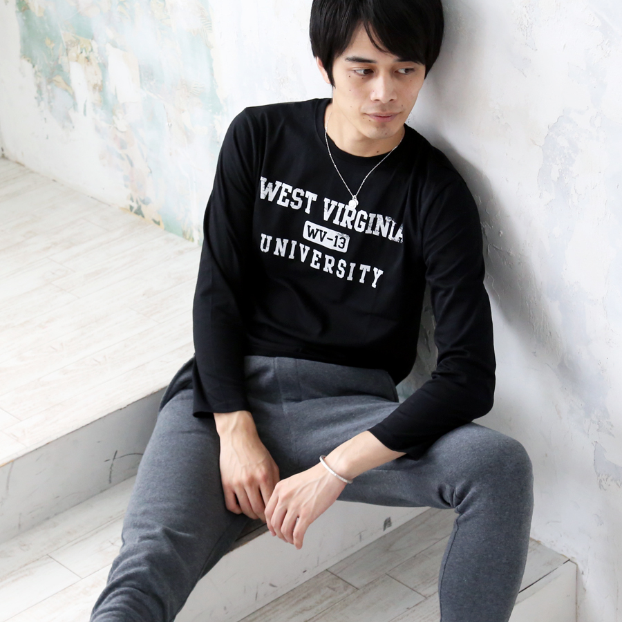 MEDM Tシャツ プリント ロゴ カジュアル アメカジ 人気 男女兼用 アメカジ プリント Tシャツ メンズ ロンt 長袖 tシャツ メンズ