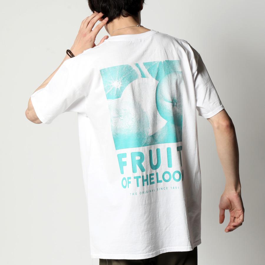 バックプリントTシャツ 半袖 メンズ 果物 白T ユニセックス FRUIT OF THE LOOM/フルーツオブザルーム｜mensfashion｜02