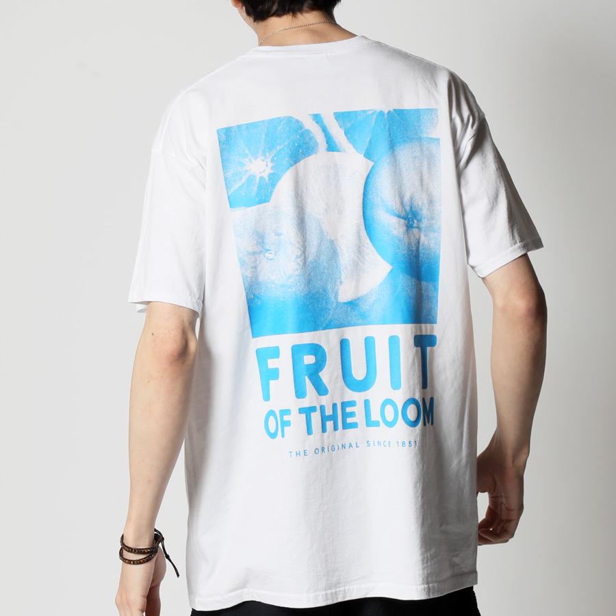 バックプリントTシャツ 半袖 メンズ 果物 白T ユニセックス FRUIT OF THE LOOM/フルーツオブザルーム｜mensfashion｜03