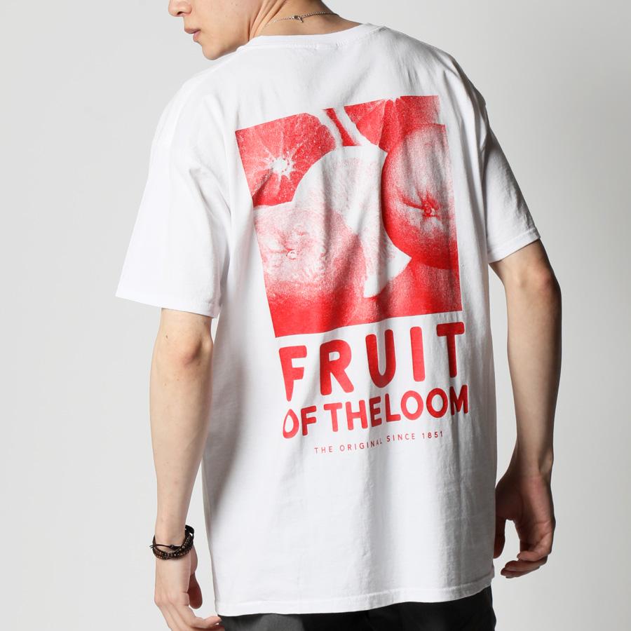 バックプリントTシャツ 半袖 メンズ 果物 白T ユニセックス FRUIT OF THE LOOM/フルーツオブザルーム｜mensfashion｜04