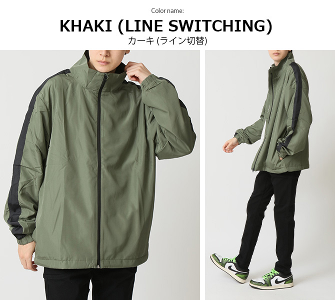 ブルゾン メンズ 裏メッシュ スタンドカラージャケット シャカシャカ