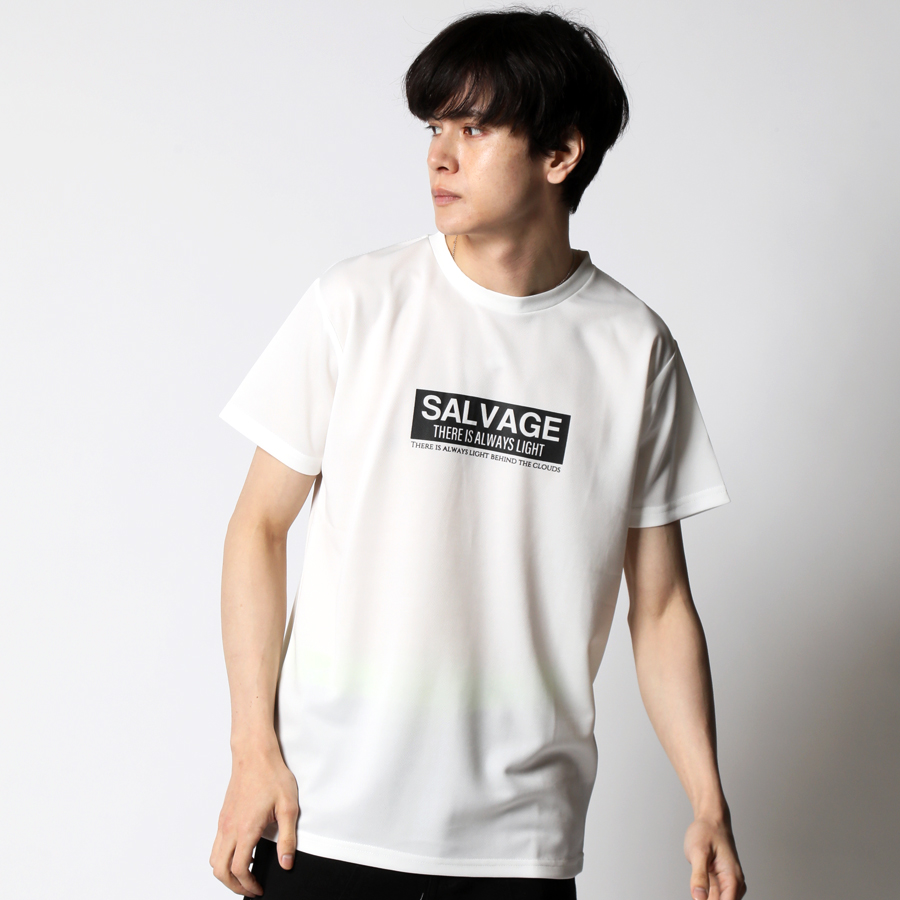 Tシャツ メンズ 吸汗速乾 同色 ロゴ プリント Tシャツ メッセージ 白