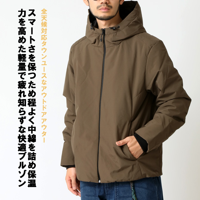 マウンテンパーカー 中綿ジャケット メンズ ALLWEATHER 調温機能搭載 