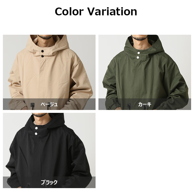 モッズコート メンズ 裏地付き フード ロングコート ミリタリーコート