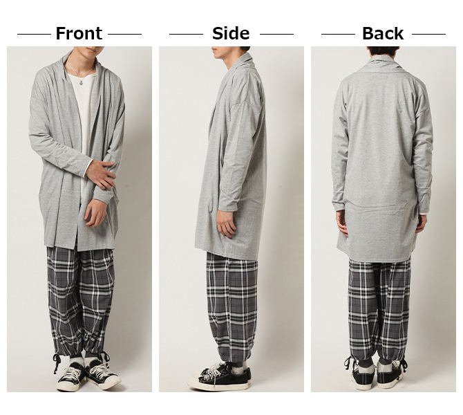 カーディガン メンズ コーディガン ロングカーディガン ロング丈