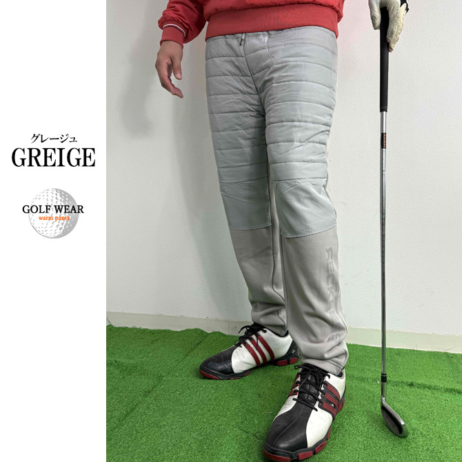 ゴルフ 最新作 G FORE パンツ 中綿 ホワイト ダウン スキニー ゴルフ