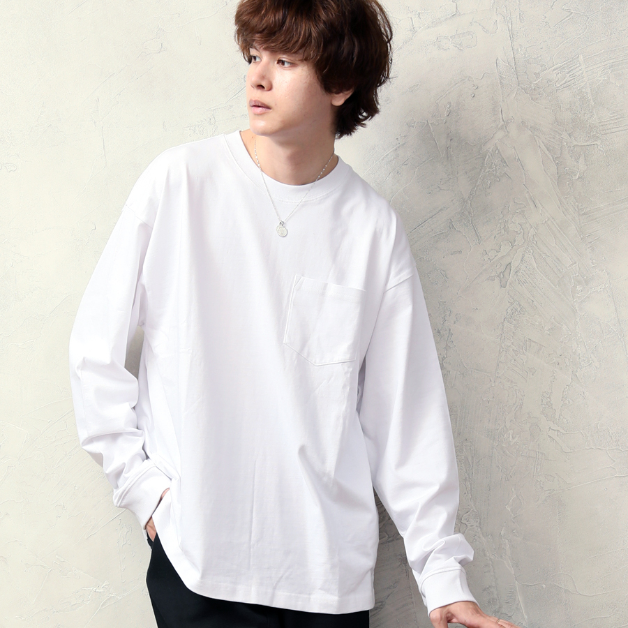 パネライ 希少 ヘビーウェイト 袖 胸ポケット USAコットン メンズ 長袖Tシャツ 服&ファッション小物