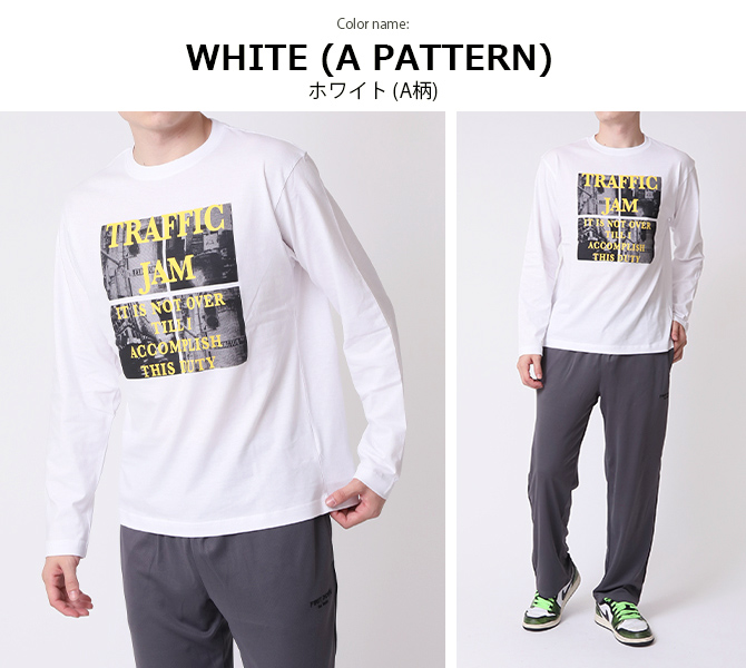 ロングTシャツ メンズ フォトプリント ロンT Tシャツ 長袖