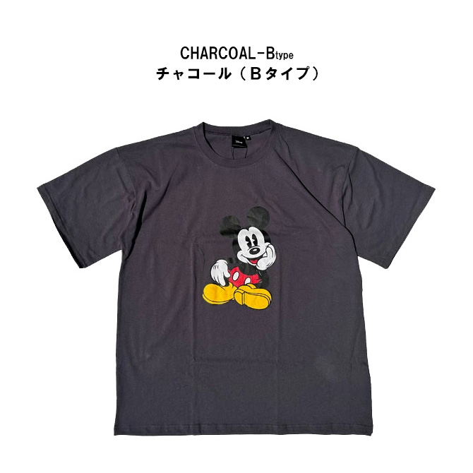 ミッキー BIG プリントTシャツ メンズ オーバーサイズTシャツ