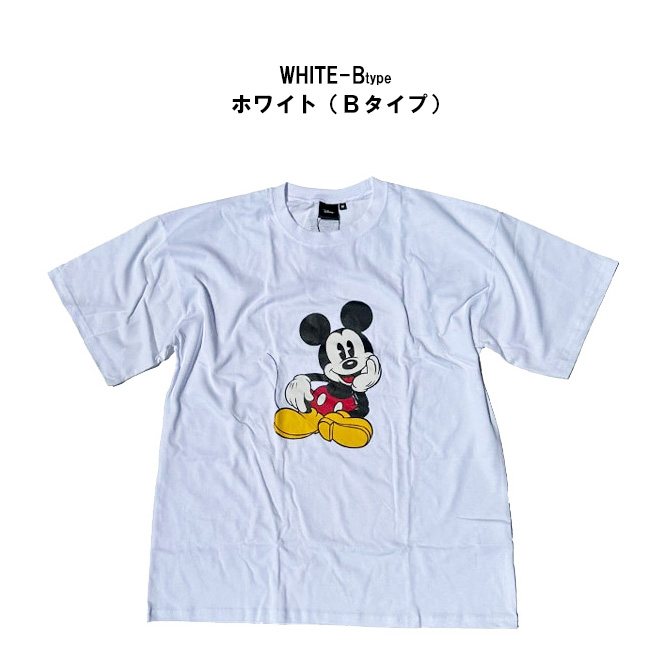 ミッキー BIG プリントTシャツ メンズ オーバーサイズTシャツ