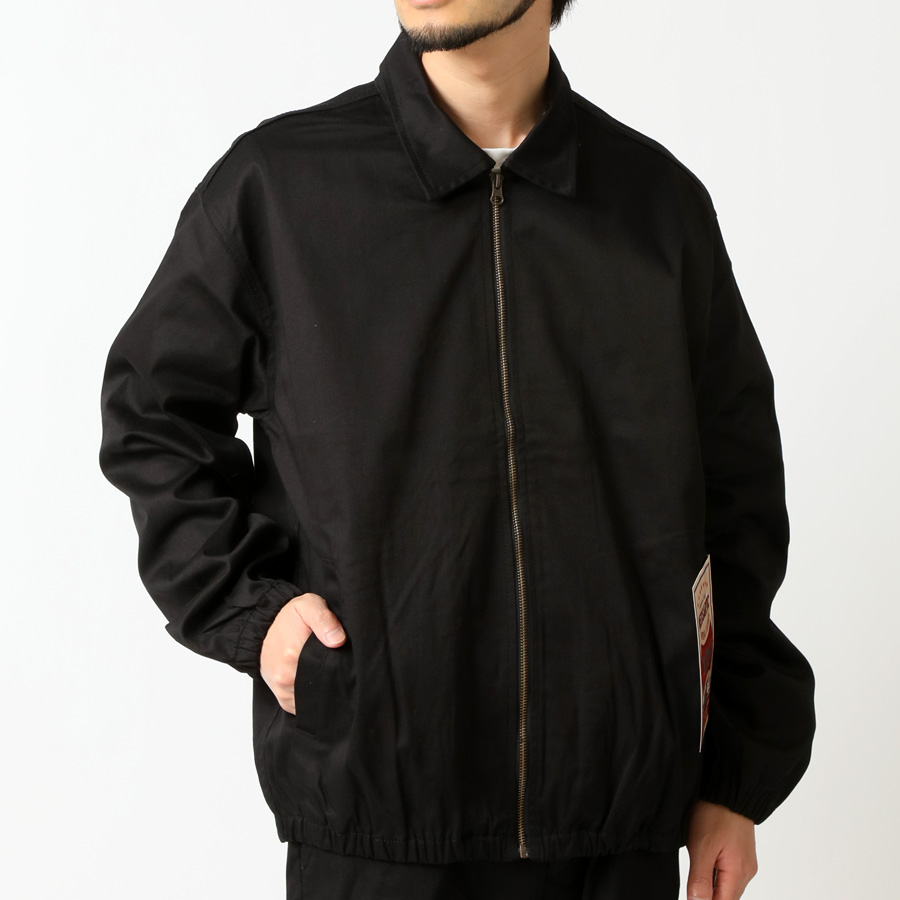 ワークブルゾン ジップアップ ジャケット メンズ ストレッチ