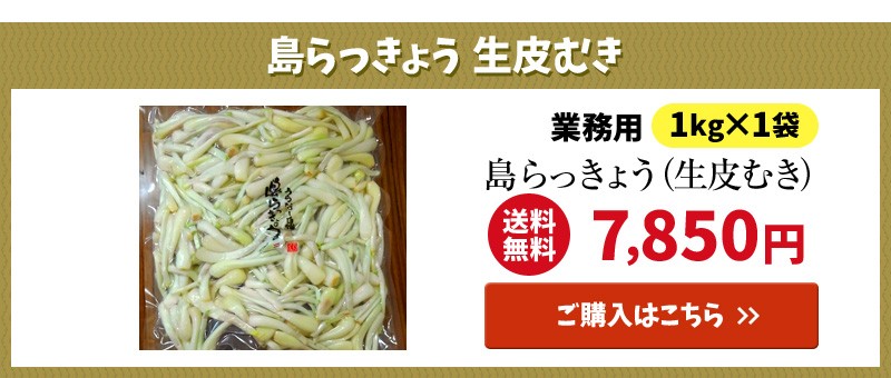 島らっきょう 30g×5袋（塩漬け：真空パック）加工済み : 沖縄市場たま