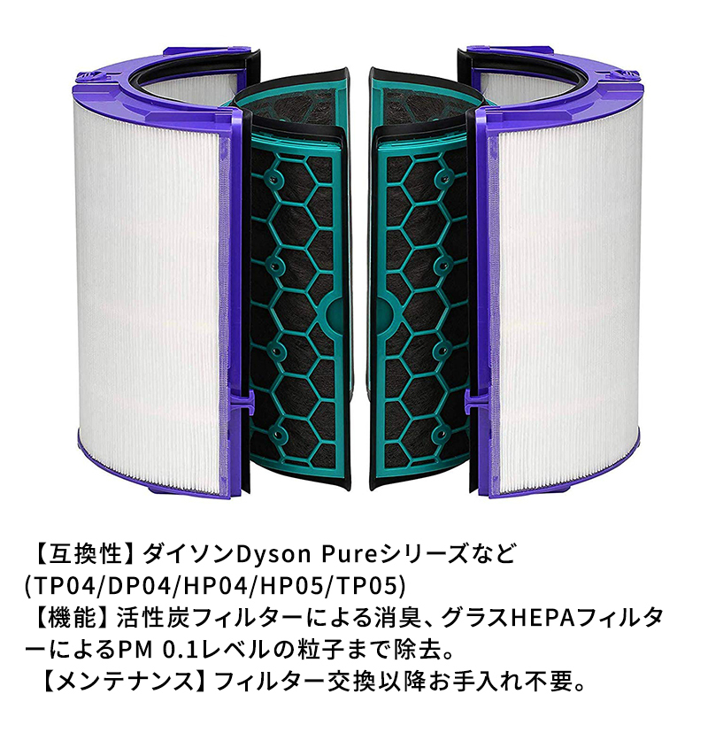 登場! Dyson Pure純正 交換用フィルター TP04 DP04 HP04用 ad-naturam.fr