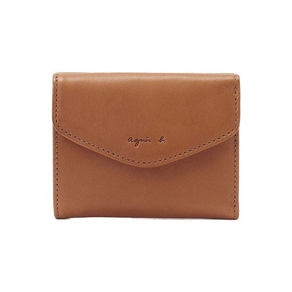 アニエスベー ボヤージュオム 財布 折り財布　ミニウォレット メンズ レディース 天然皮革 ロゴ SAH09-05