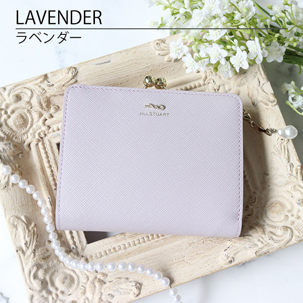 ⭐︎新品・展示品⭐︎ジルスチュアート　リボン　がま口　二つ折り財布 展示品箱なし ジルスチュアート 財布 二つ折り財布 がま口財布