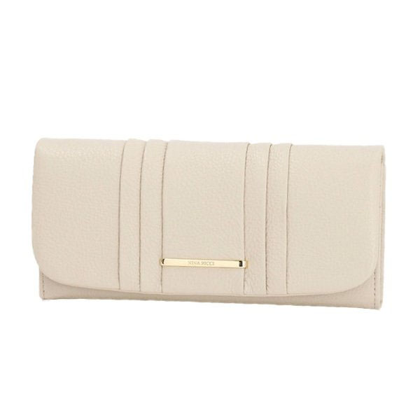 ニナリッチ ナクレ かぶせファスナー長財布 85-1874 