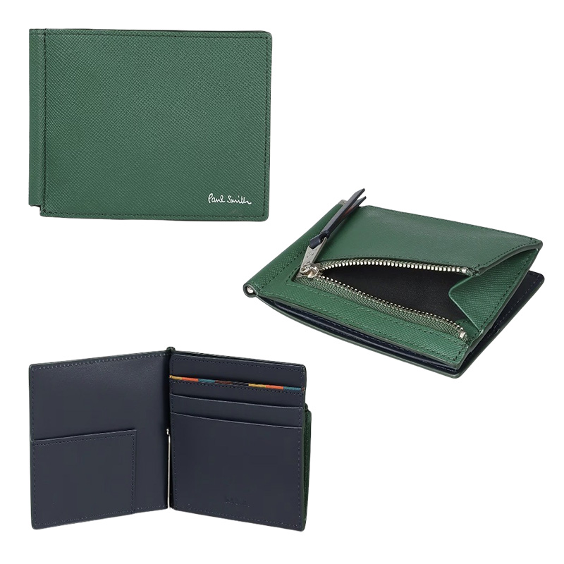 ファッション通販 安い Smith Paul ポールスミス ブライト マネークリップ メンズ 財布 小物
