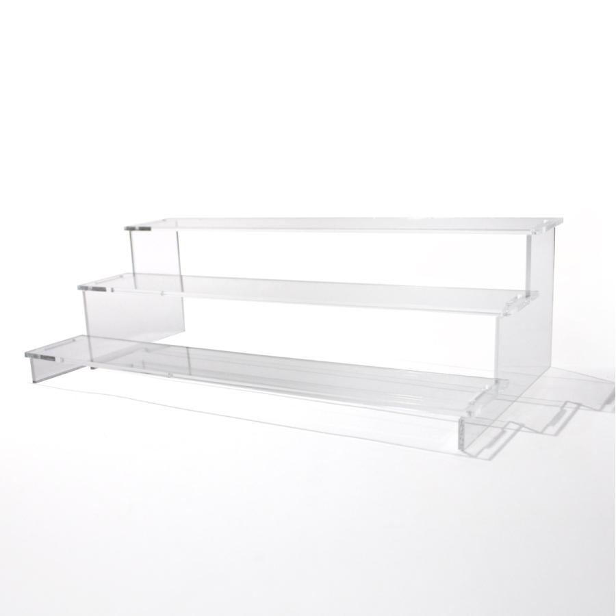 ひな壇 アクリル 3段 ディスプレイ ディスプレイスタンド 雛壇 什器