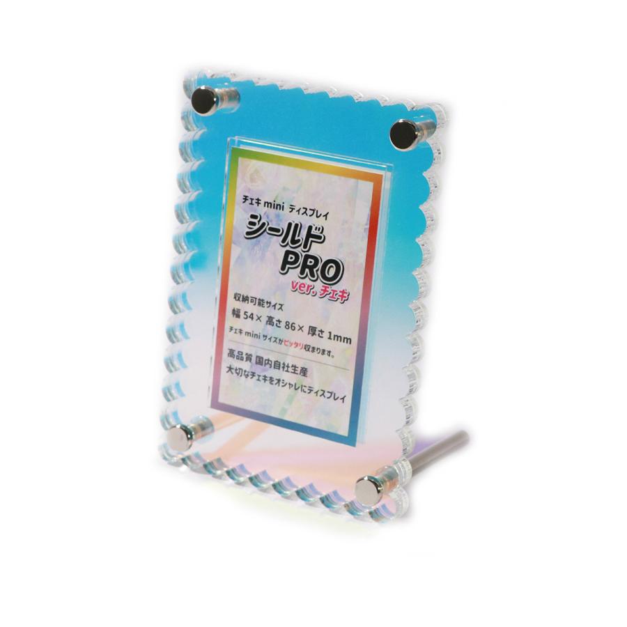 チェキ カードディスプレイ フレーム シールドPRO 2連タイプ チェキ