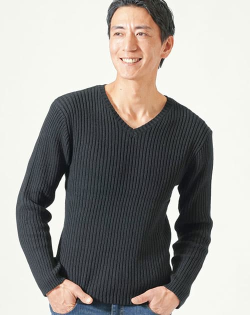 メンズ春ニット 春物メンズシャツ セーター長袖 メンズ 春セーター
