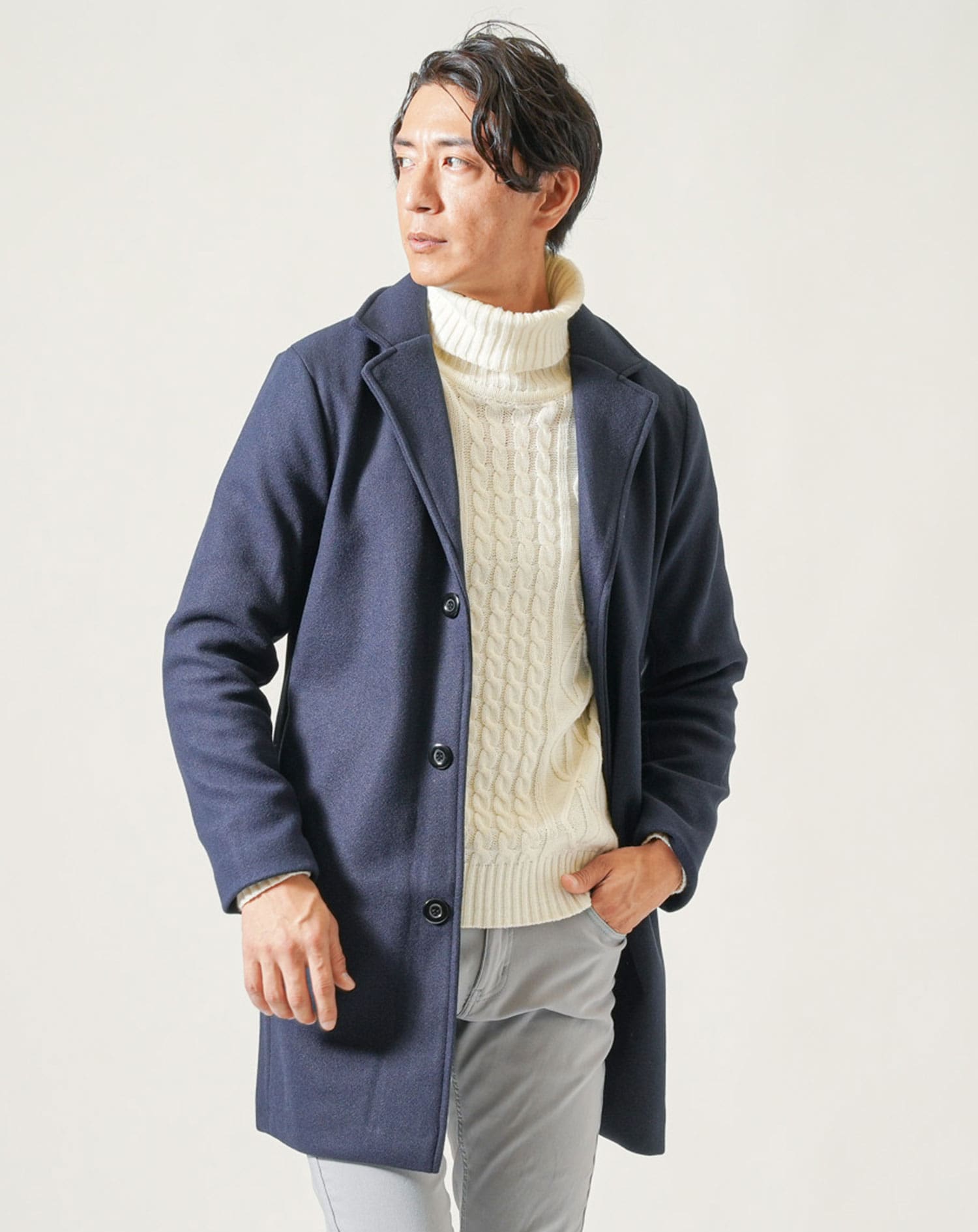 チェスターコート ハーフコート メンズ カジュアル 50代 チェスターコート ハーフコート メンズ カジュアル 50代
