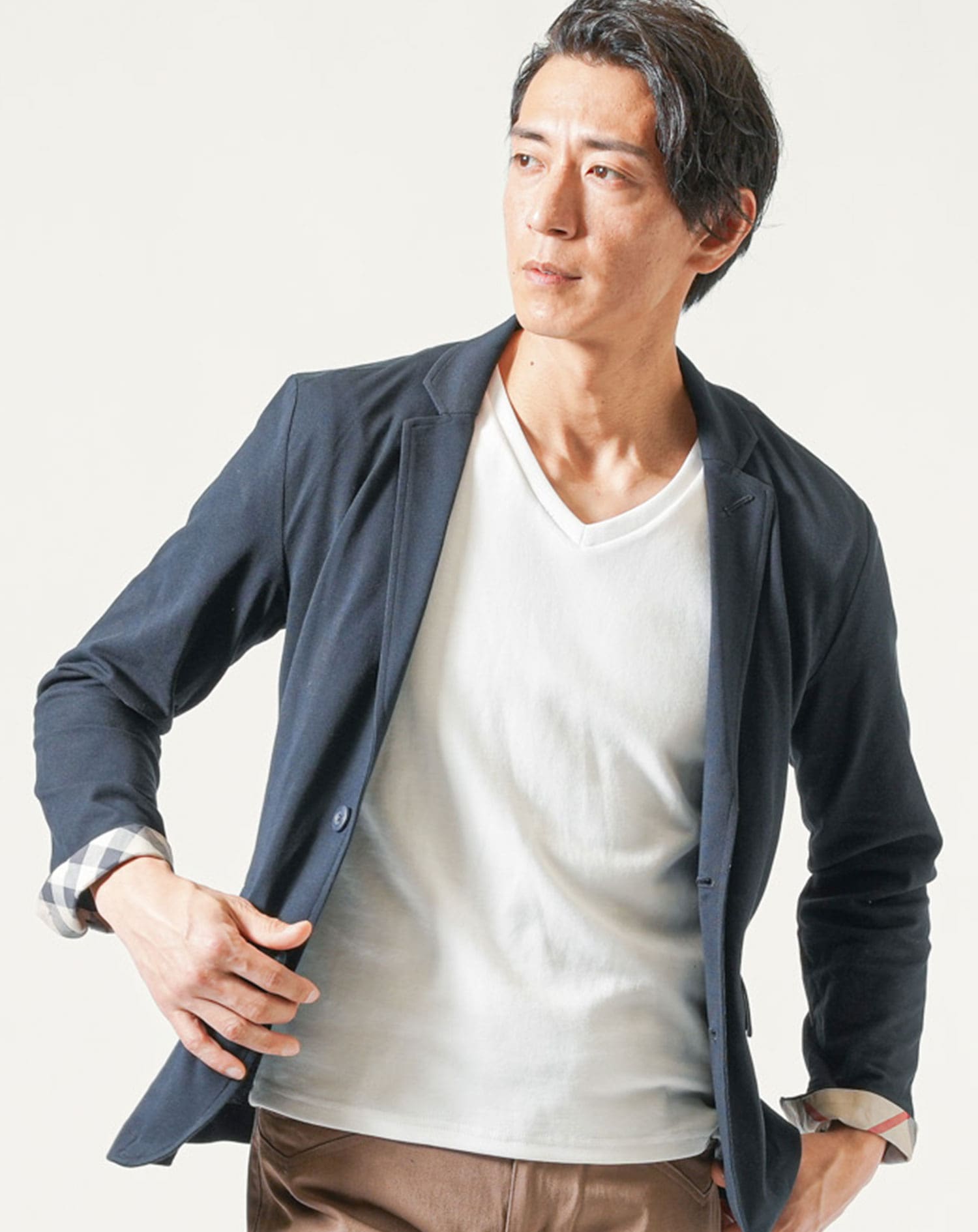 メンズサマージャケット 夏ジャケット 紺ブレザー メンズ 50代 紺ブレ