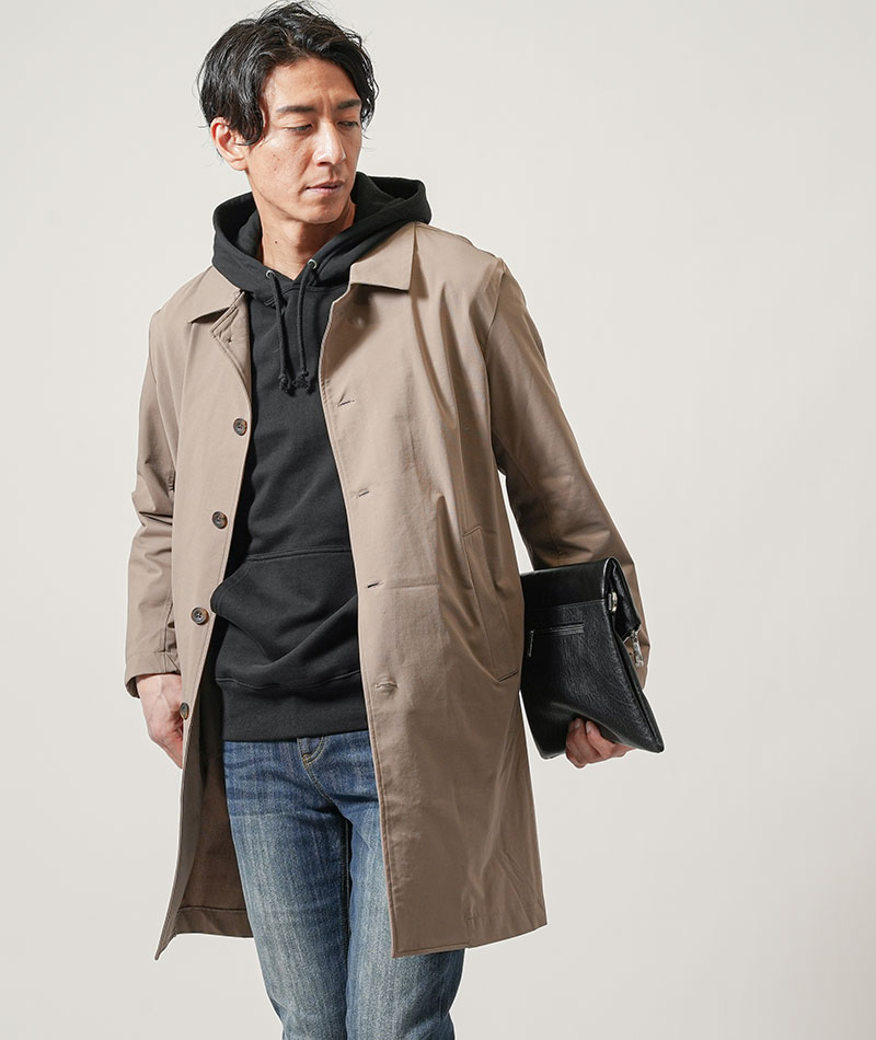 人気新品 50代 メンズ スプリングコート 春コート 春ロング 春アウター ジャケット・アウター