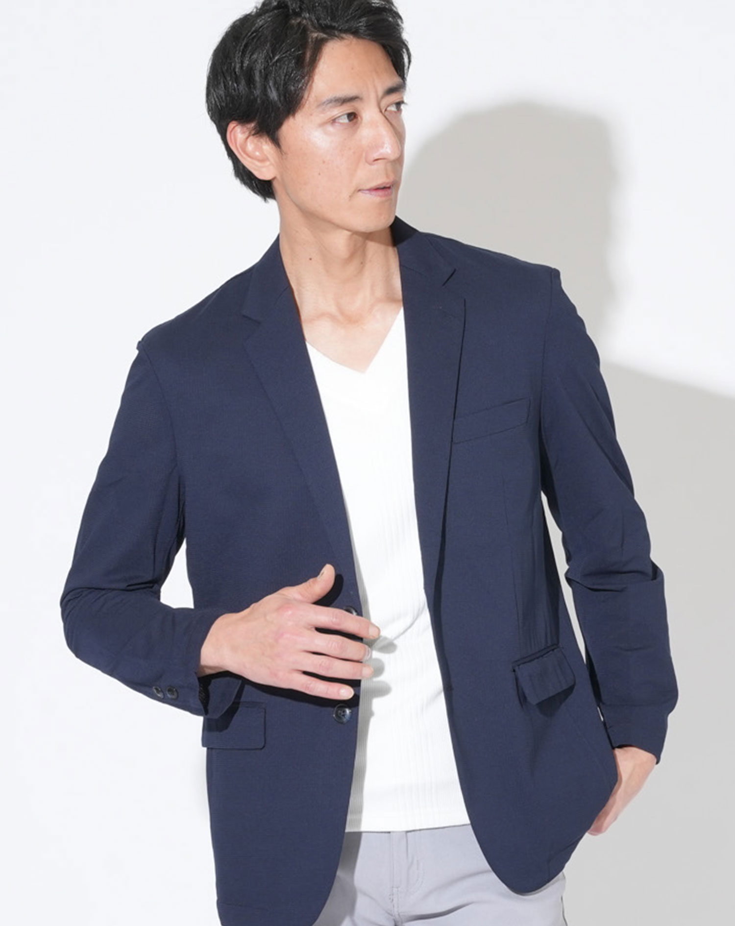 サマージャケット メンズ 夏 50代 夏用 夏物ジャケット 冷感