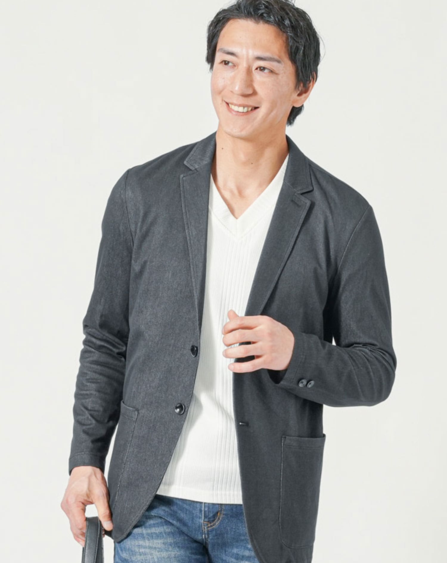 デニムテーラードジャケット メンズ 春 50代 春物 春服 春もの